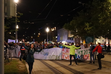 Impressionen von der Abschlussdemo am 27. September 2019