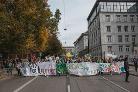 Impressionen von der Abschlussdemo am 18. Oktober 2019