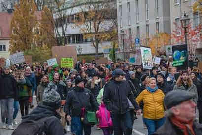 Impressionen von der Sonntagsdemo am 10. November 2019