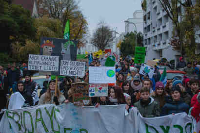 Impressionen von der Sonntagsdemo am 10. November 2019