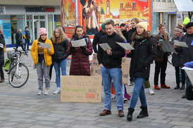 Impressionen von der Weihnachtsdemo am 20. Dezember 2019